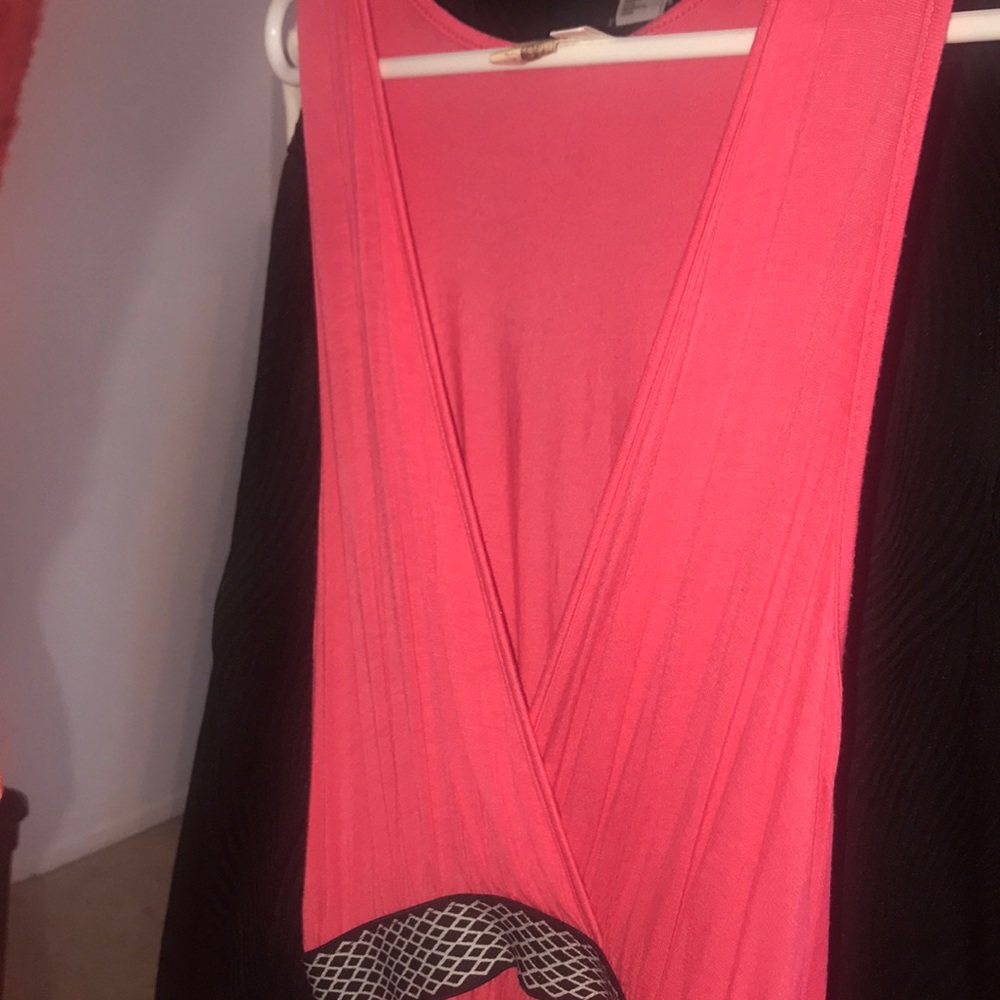 Coral dress